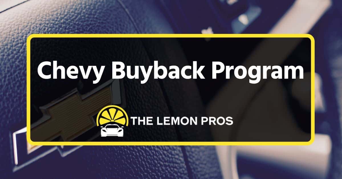 Chevy Buyback Program