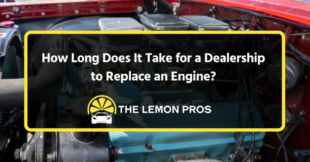 How Long Does It Take for a Dealership to Replace an Engine?