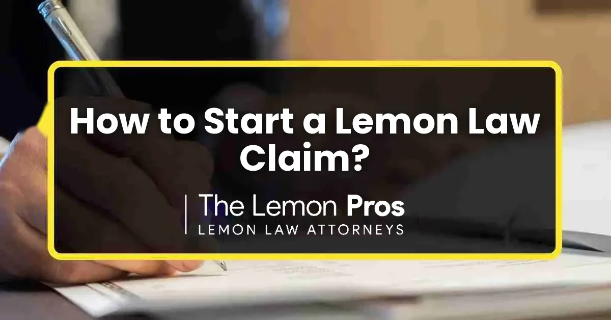 How to Start a Lemon Law Claim?