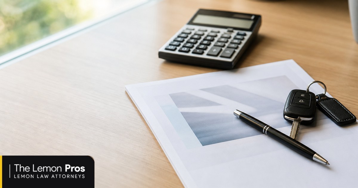 What extended coverage costs in California A calculator, a pen and a printed coverage quote on a desk beside car keys