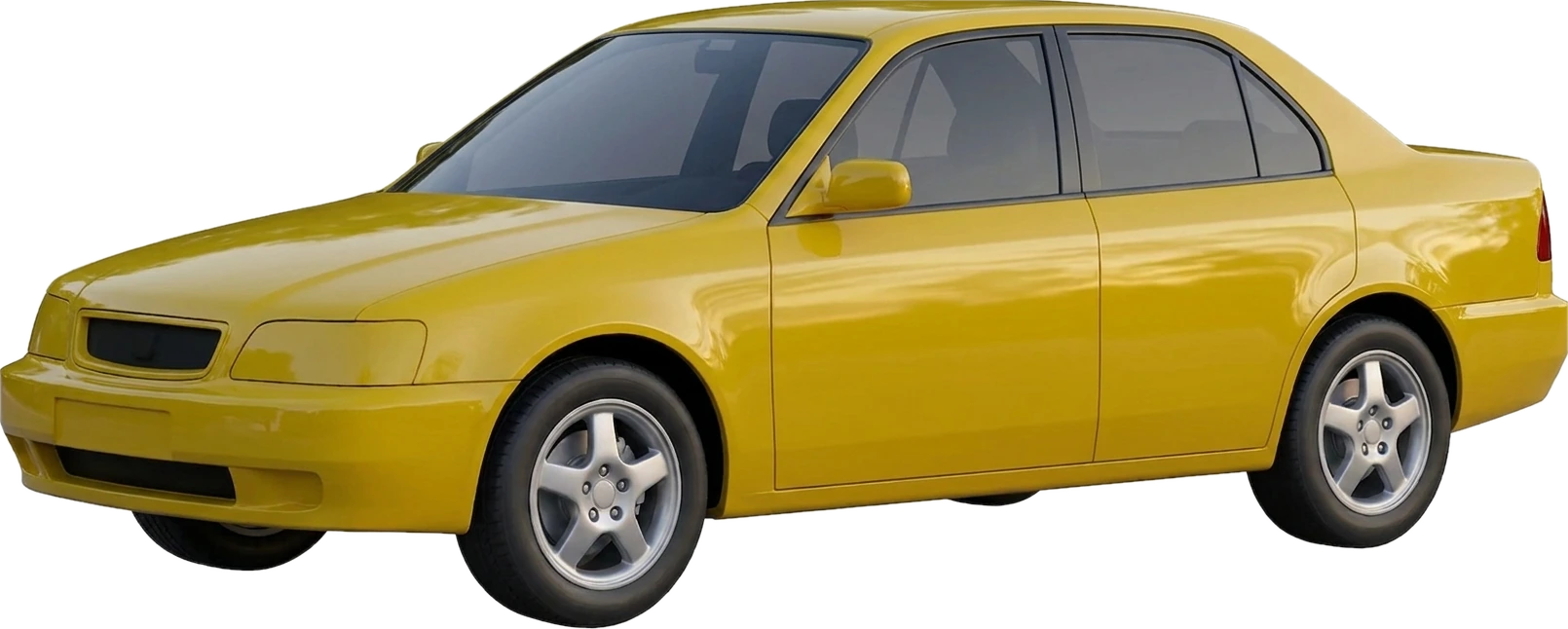 Illustrative vehicle. Not a specific make or model.