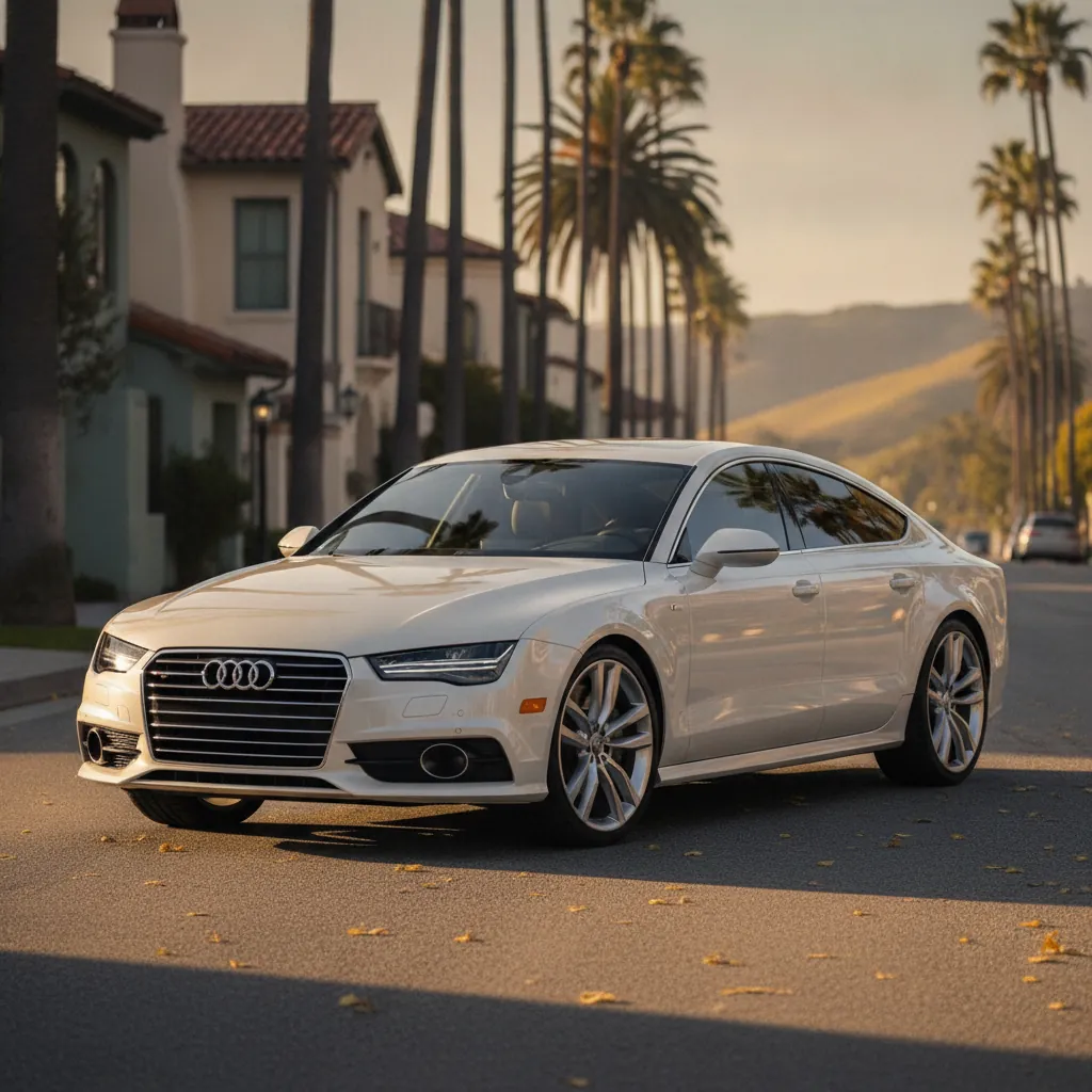 Audi vehicle at a California service center, representing The Lemon Pros Audi lemon law help