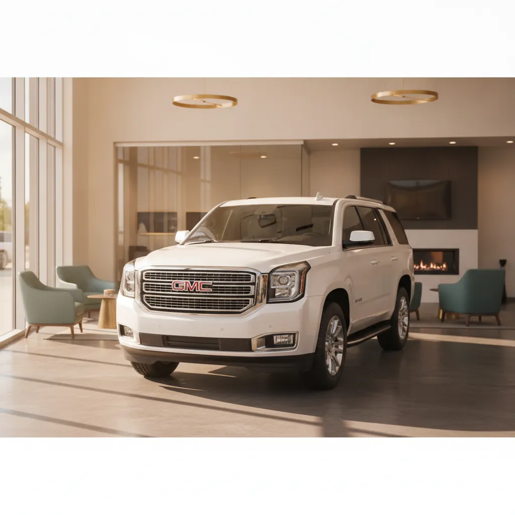 GMC vehicle at a California service center, representing The Lemon Pros GMC lemon law help