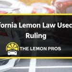 california lemon law used car ruling