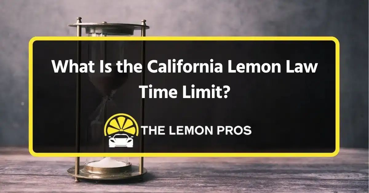 what is the california lemon law time limit