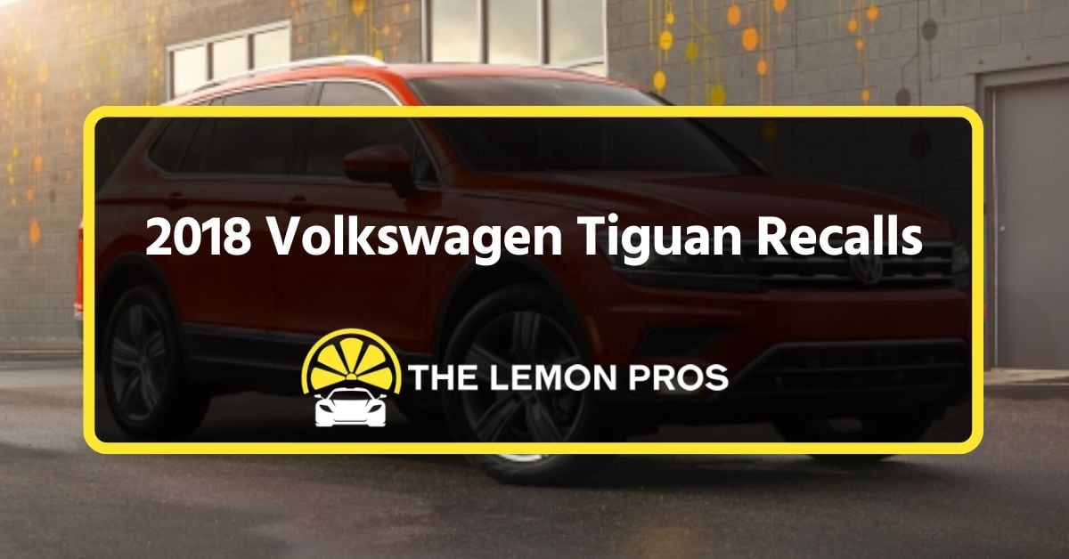 2018 volkswagen tiguan recalls